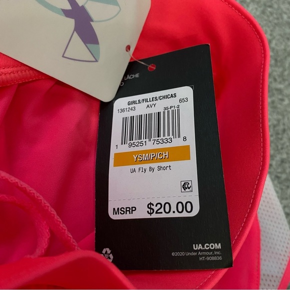 Under Armour Girls Shorts Small - Picture 3 of 5